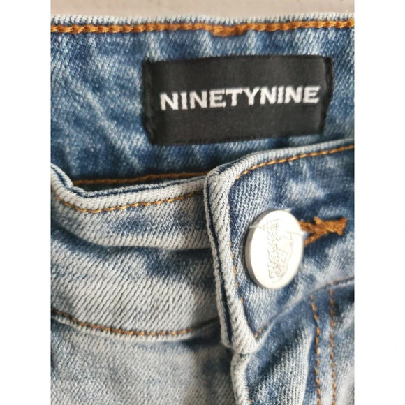 Ninetynine Jeans Men's Size 28x31 8 Ball Distressed Cotton Blend Slim Denim - Picture 2 of 9